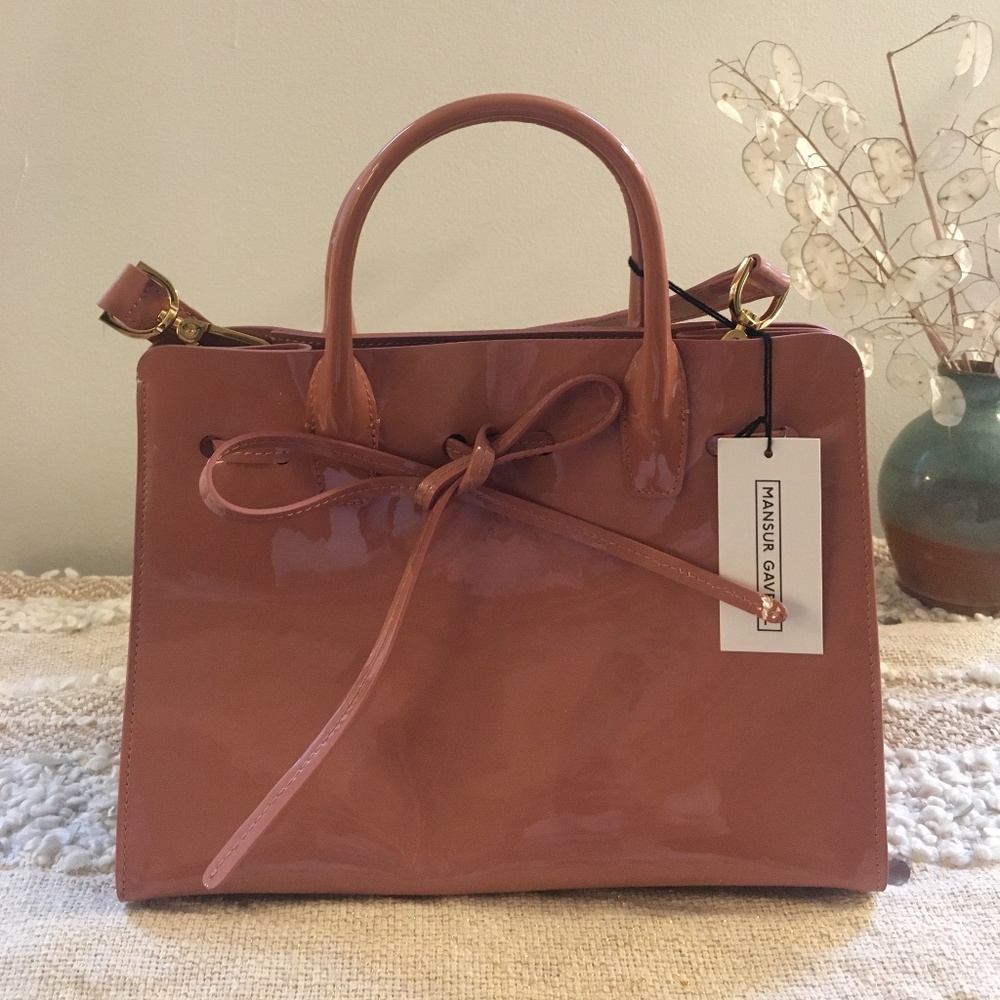 SOLD NWT MANSUR GAVRIEL Blush Patent